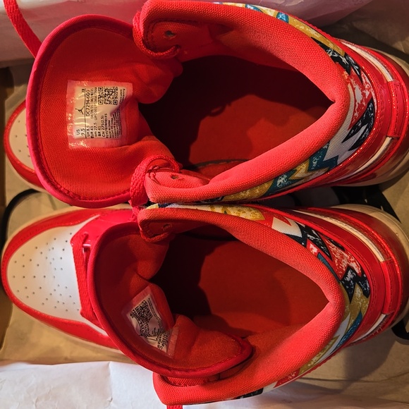 2021 Jordan 1 Mid SE ‘Barcelona Sweater red` 9.5 - Picture 7 of 16